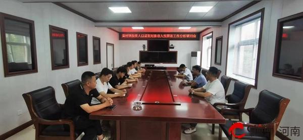 新蔡县棠村镇召开脱贫人口、监测对象收入预算账工作分析研判会